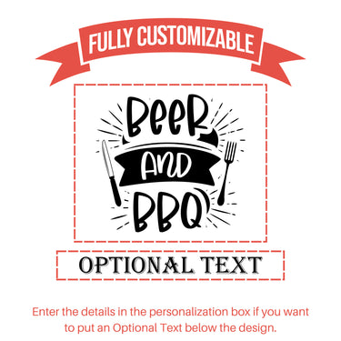 Personalized Beer & BBQ Glasses